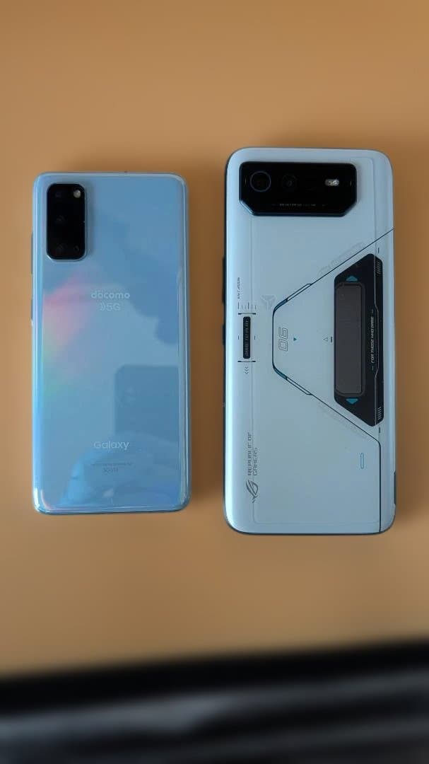 ASUS ROG Phone 6 Pro＆Galaxy S20 SC-51A