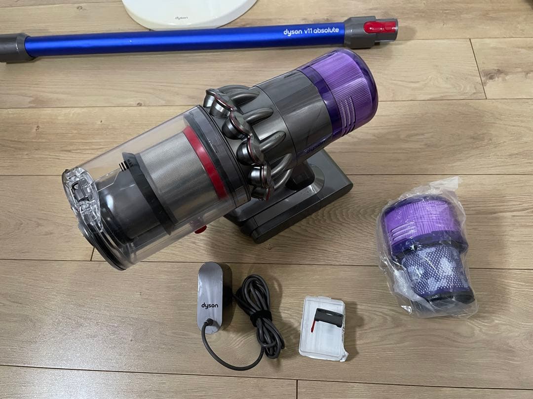 ダイソン⑩SV14V10 absolute仕様２ヘッド純正スタンド補強型トリガー