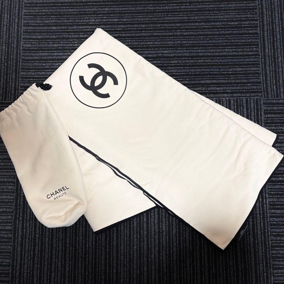 CHANELシャネル ノベルティ ブランケット フリース クリーム色♡極美品♡
