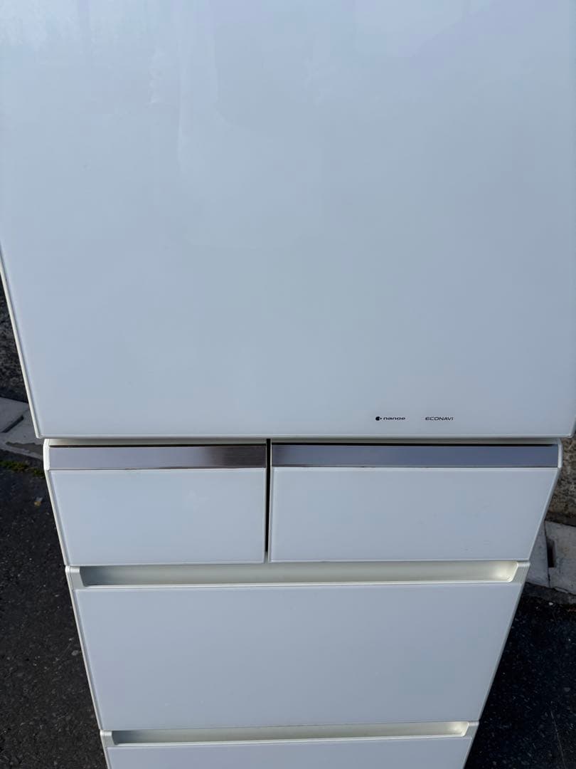 送料込み パナソニック ナノイー冷蔵庫 自動製氷 NR-E413PV-W