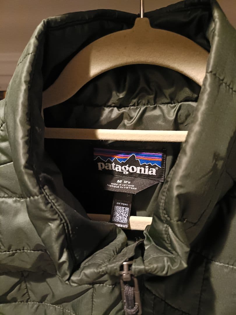 パタゴニア　ナノパフベスト　mサイズ アウトドア