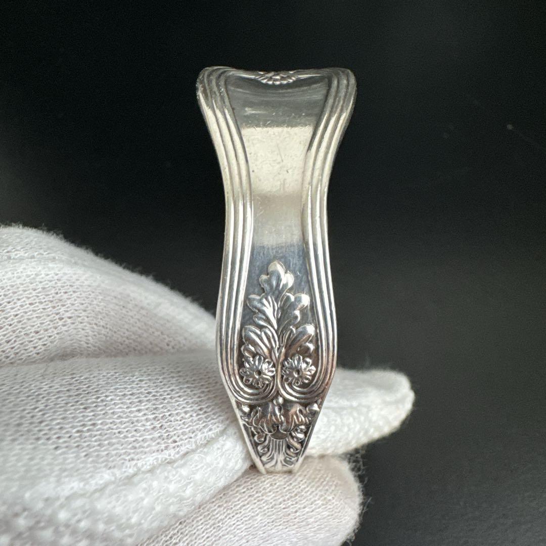 一点物　オールド　ティファニー ブレス　フォークバングル　シルバー　y2k