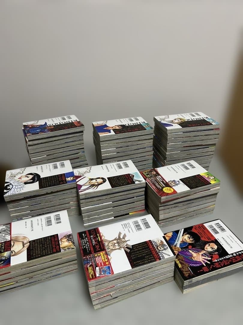 キングダム 1巻〜67巻、※64巻無し(公式ガイドブック、問題集付き)、一部初版