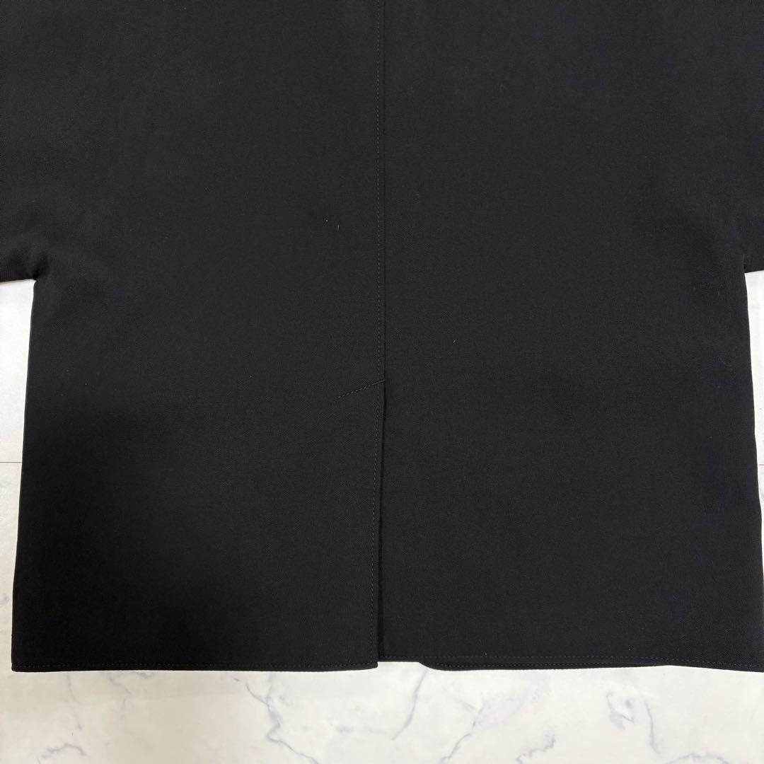 極美品 現行タグ BURBERRY ウール ショートスリーブ ケープ ジャケット