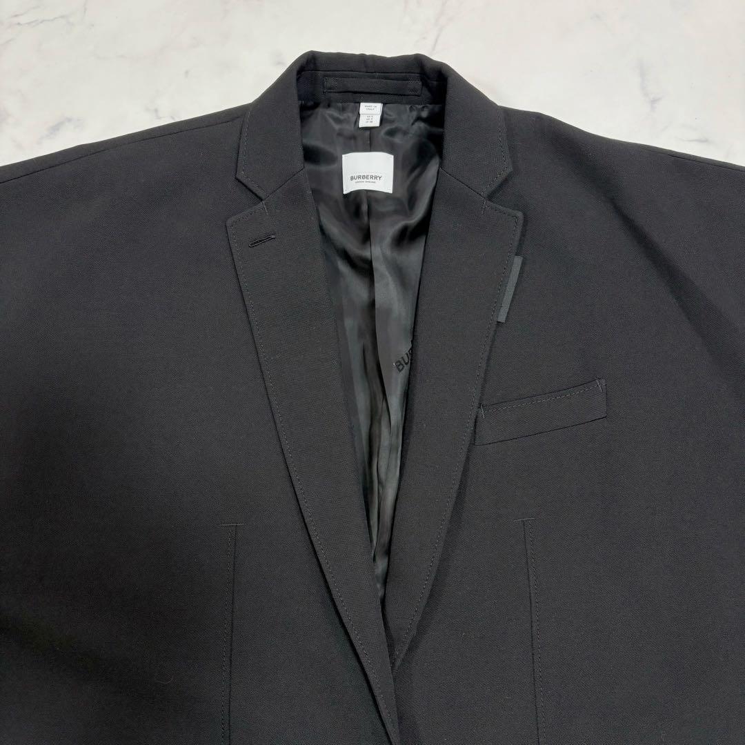 極美品 現行タグ BURBERRY ウール ショートスリーブ ケープ ジャケット