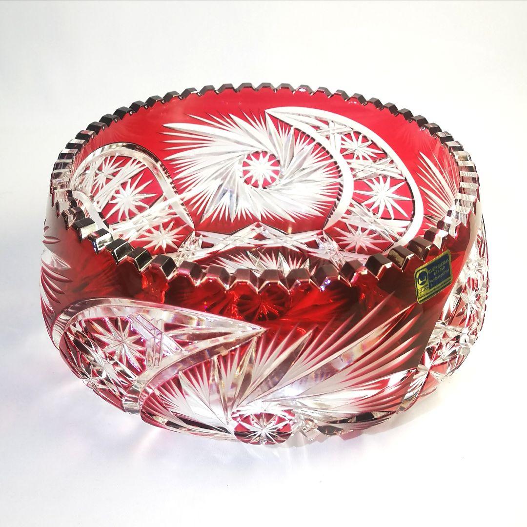 【LAUSITZER GLAS】ラウジッツァー 切子鉢 ボウル ハンドカット