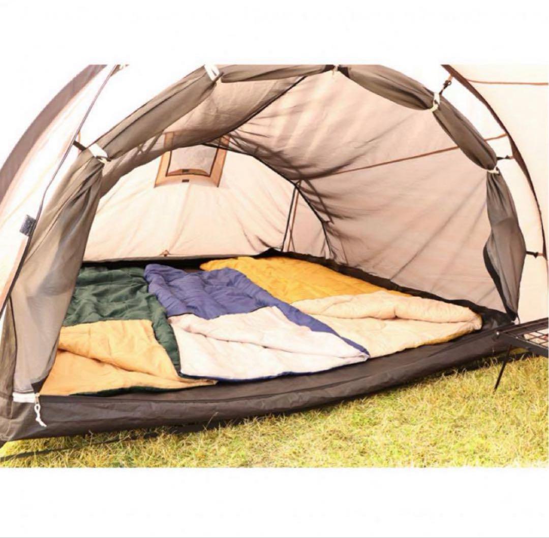 送料無料　新品トンネルテント 3人用　2ルームテント　IG21319TT