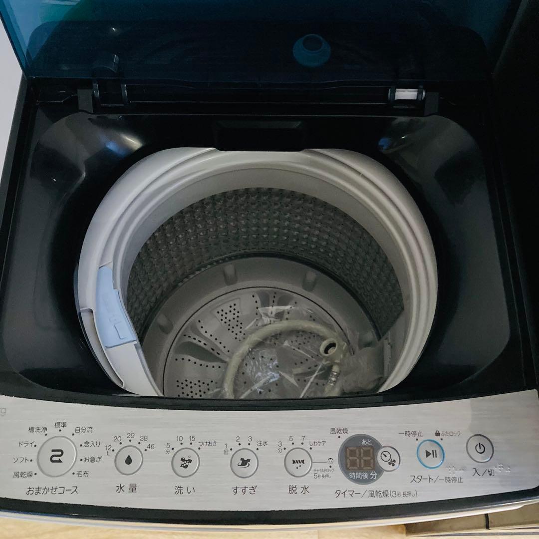 カッコイイガラストップ冷蔵庫の一人暮らし家電セット❗️大阪、大阪近郊配送　AB