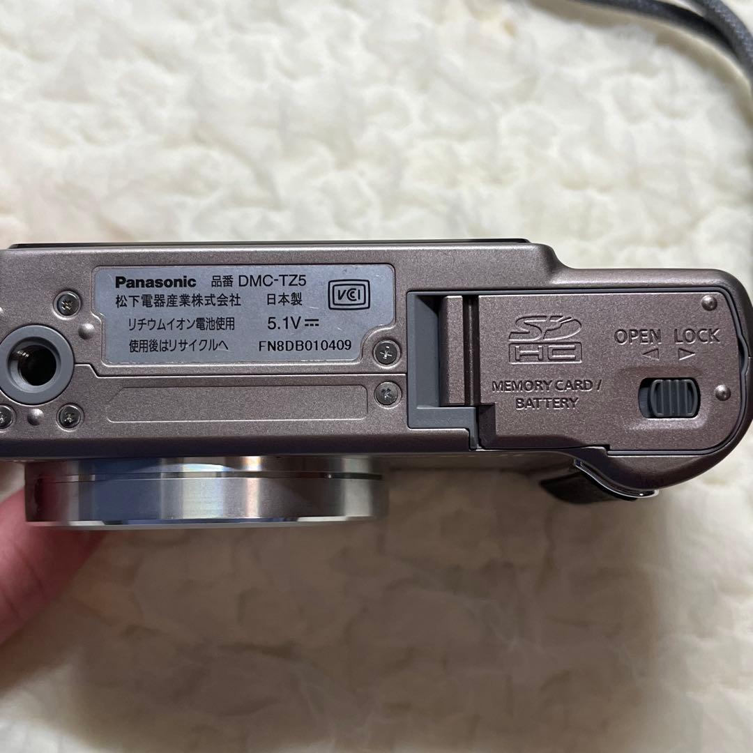 【美品】Panasonic LUMIX DMC-TZ5 デジカメ レトロ