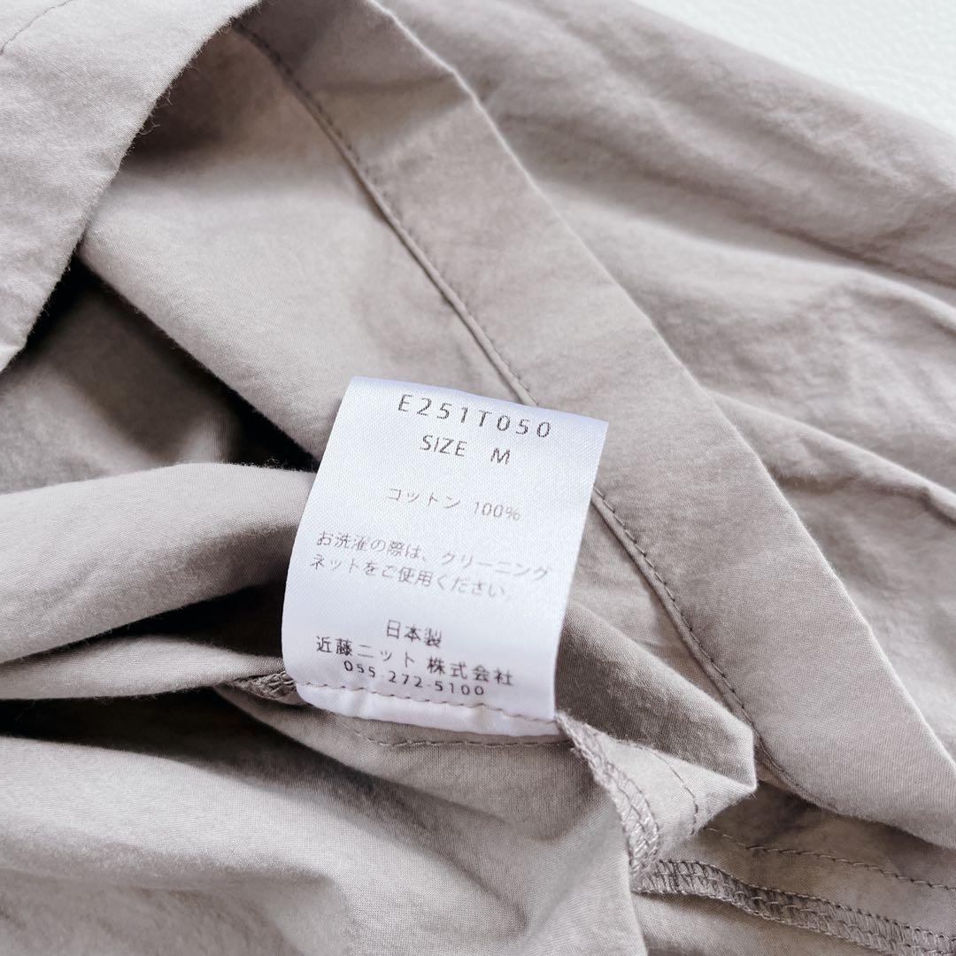 は*な様 未使用✨25ss evam eva エヴァムエヴァ コットンノーカラー