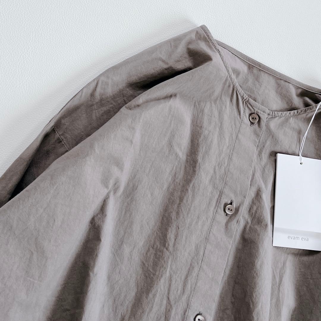は*な様 未使用✨25ss evam eva エヴァムエヴァ コットンノーカラー