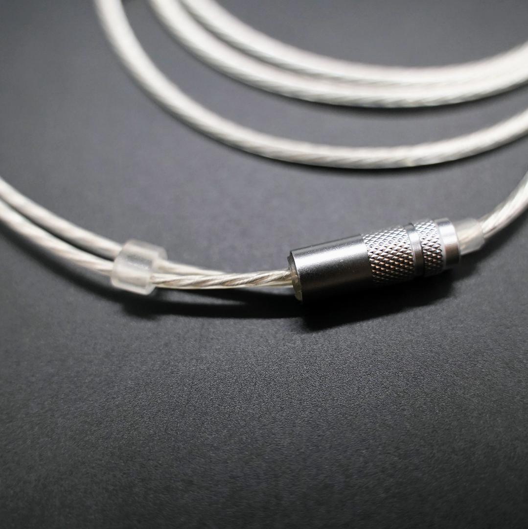 ついに7N 超冷凍製単結晶銅銀メッキ！最高スペックリケーブル2.5mm/2pin