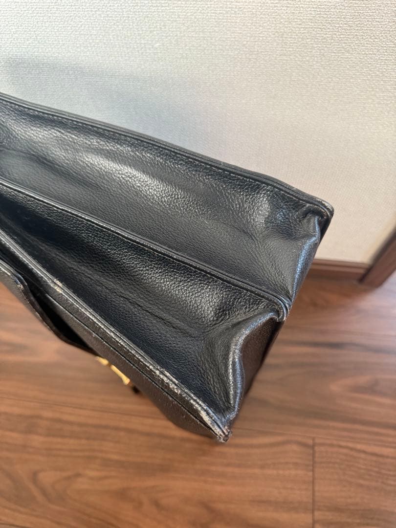 専用です！！イヴサンローラン ビジネスバッグ　YSL 裏地総柄　ヴィンテージ