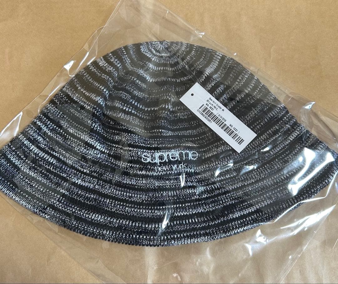 帽子 Supreme Open Knit Crusher Black M/L