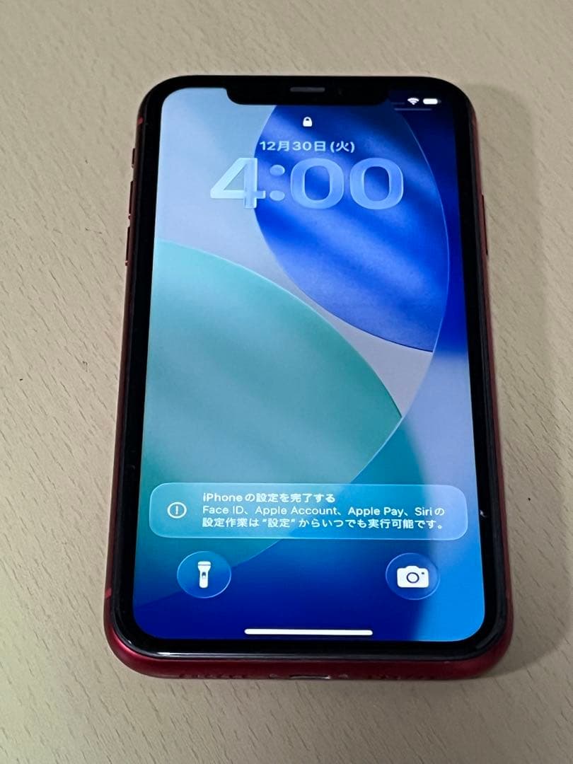 美品 iPhone11 64GB レッド　純正新品ライトニングケーブル付き