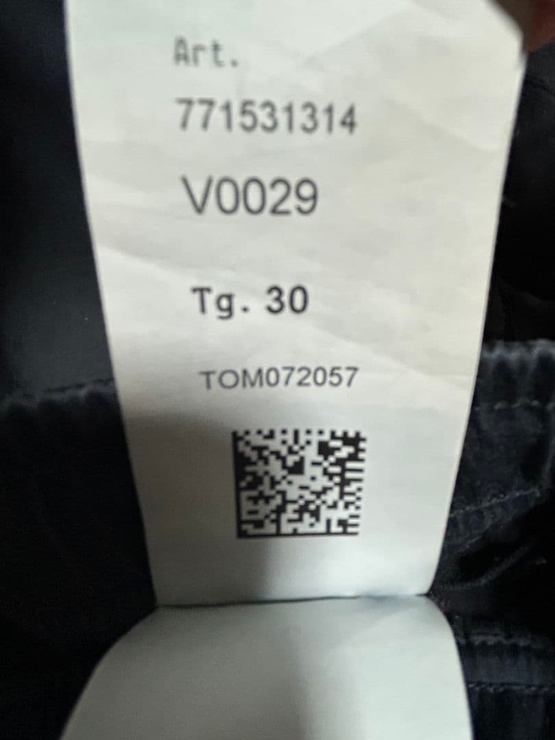 【人気定番】STONE  22AW カーゴパンツ ブラック W30