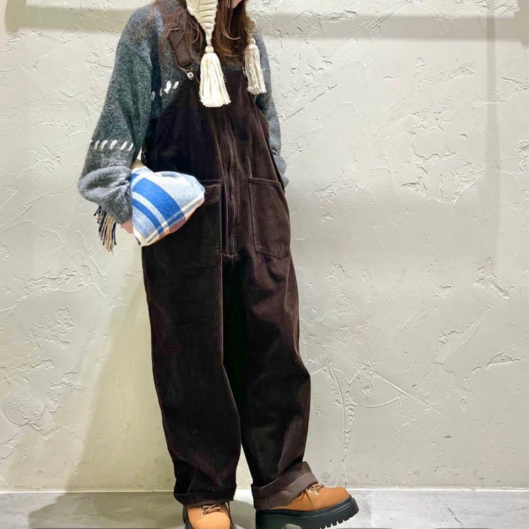 今季 コーデュロイオーバーオール レデース 気まぐれ値下げ!!