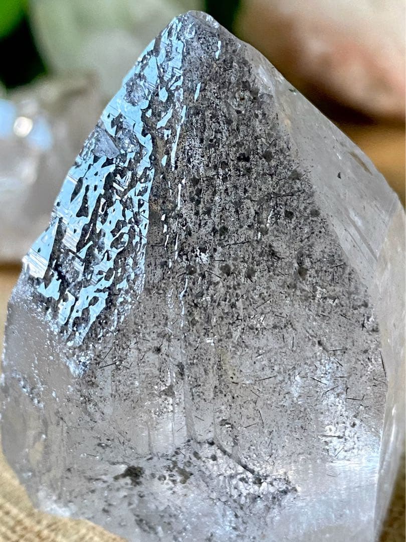 ガネーシュヒマール産　ヒマラヤ水晶　トライゴーニック　レコードキーパー　天然石