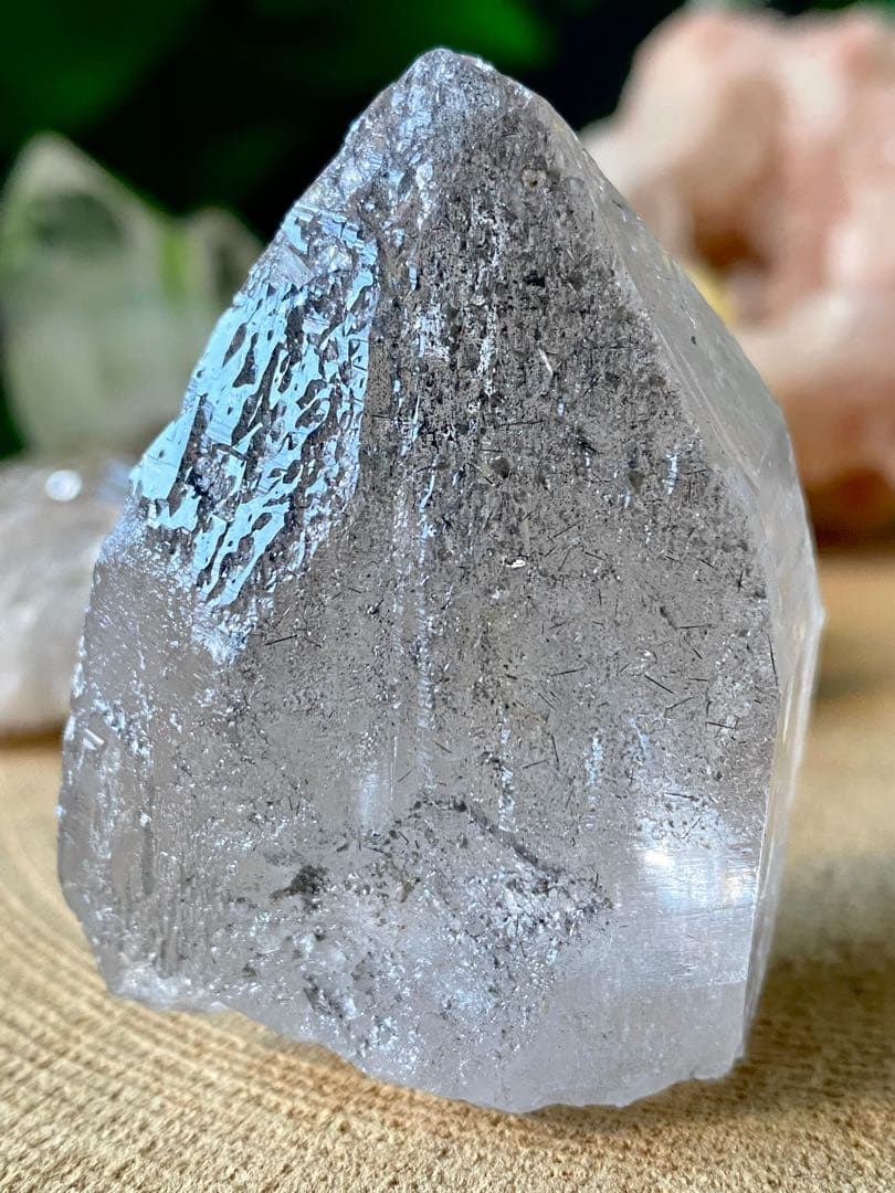 ガネーシュヒマール産　ヒマラヤ水晶　トライゴーニック　レコードキーパー　天然石