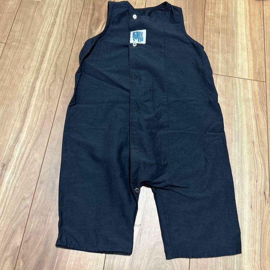 yayfor you 黒 ロンパース・カバーオール