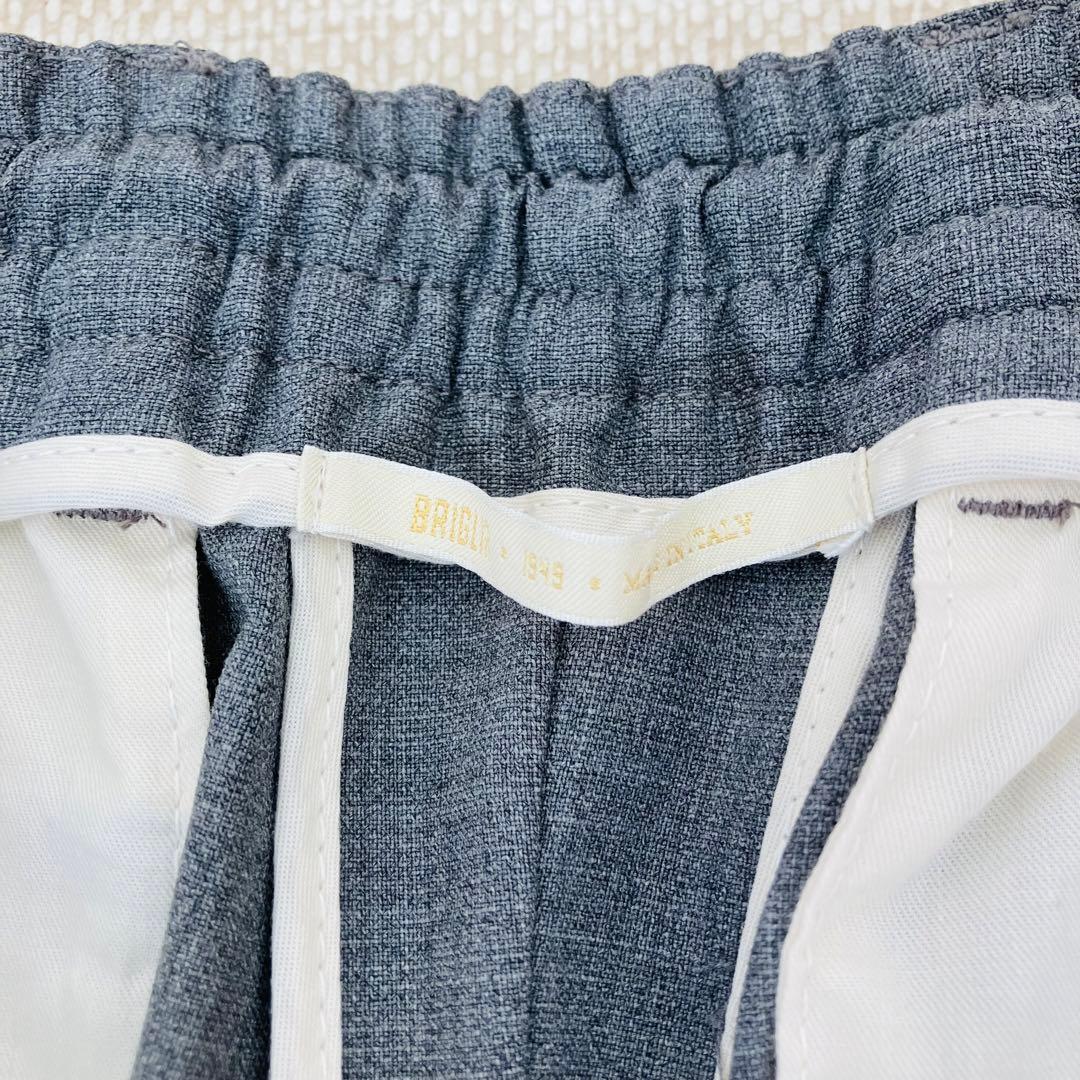 【美品】ブリリア 1949 パンツ PROCIDA 干場義雅 生地別注 48