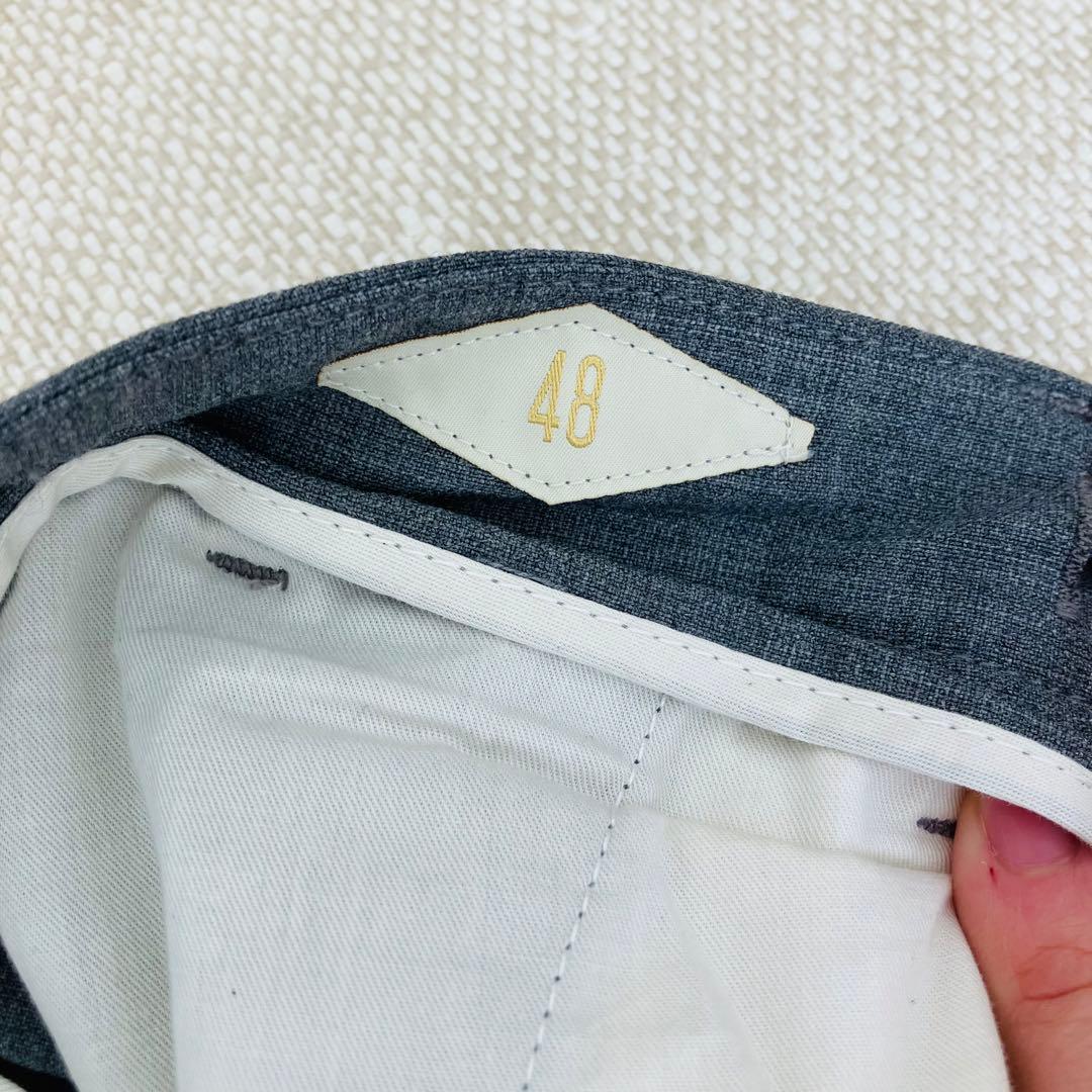 【美品】ブリリア 1949 パンツ PROCIDA 干場義雅 生地別注 48