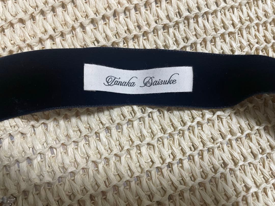 ヘアアクセサリー crystal silver tip velvet long ribbon