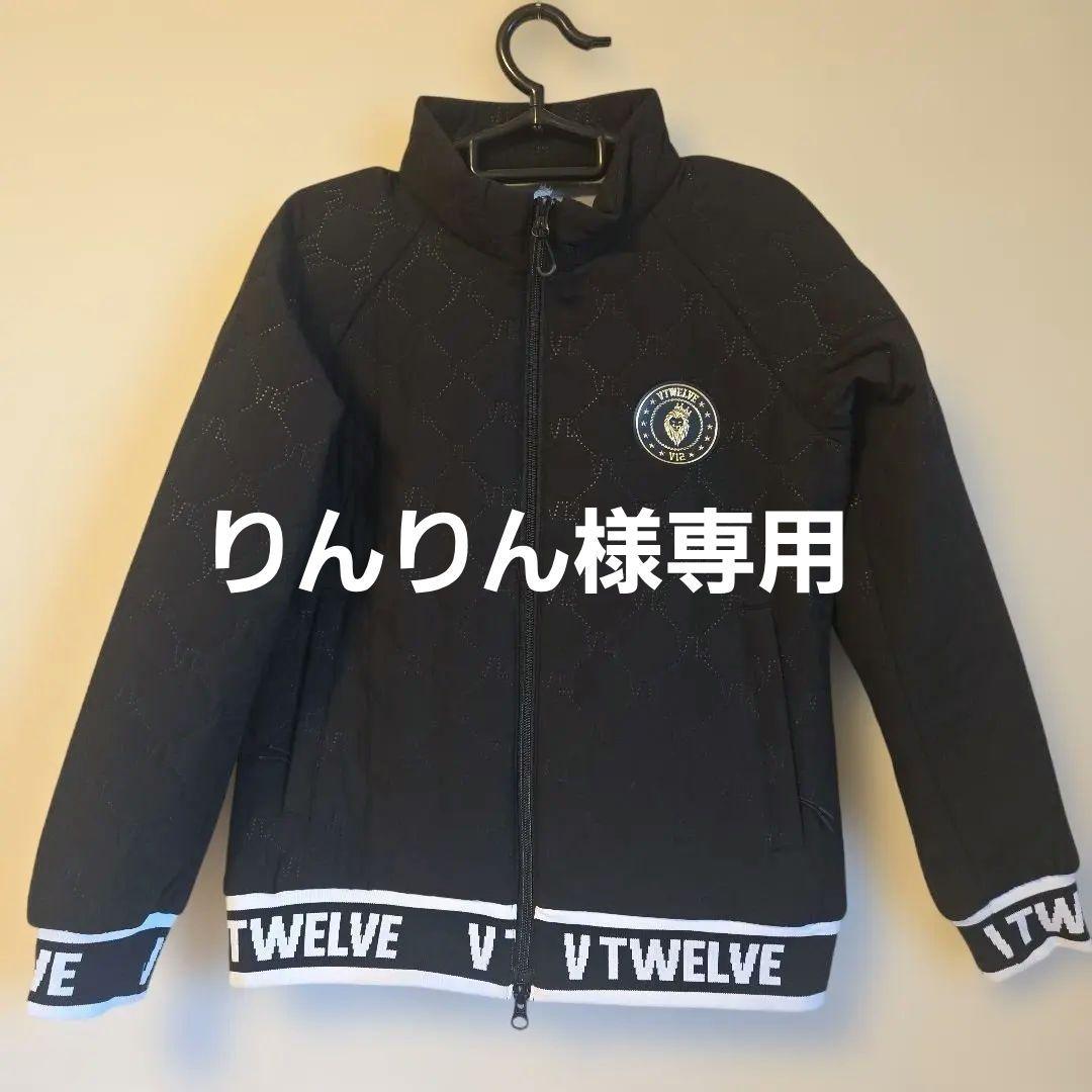 V12 レディースジャケット ブラック キルティング