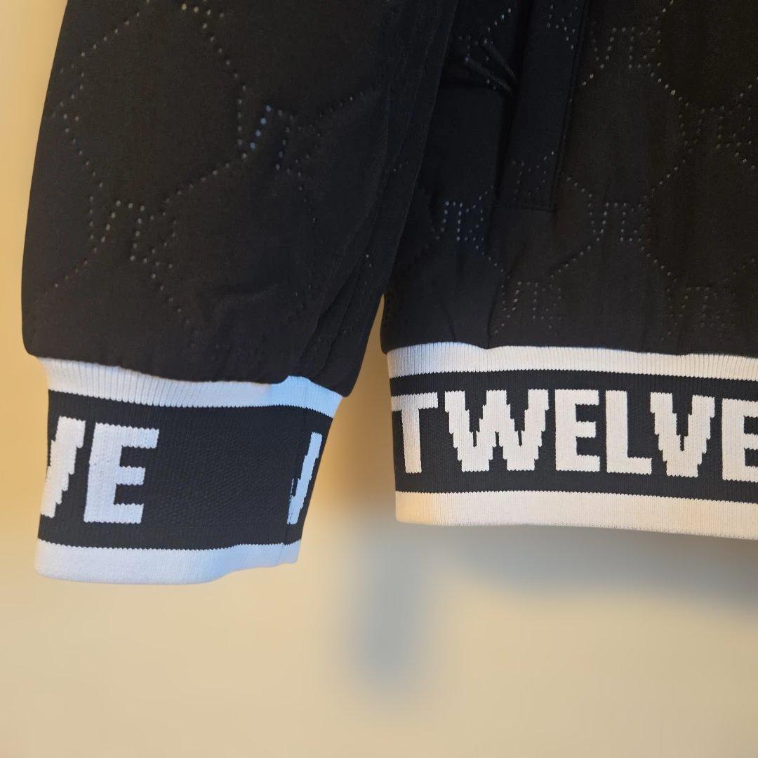 V12 レディースジャケット ブラック キルティング