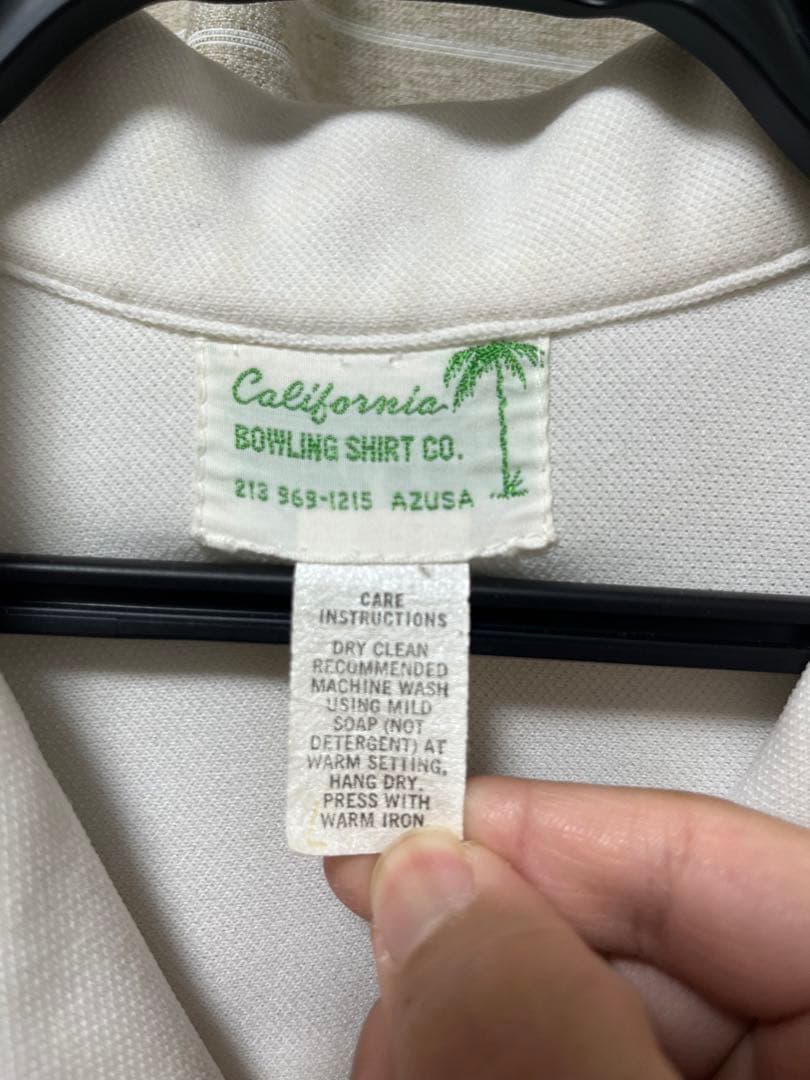 60s ボウリングシャツ　ウール　ヴィンテージ