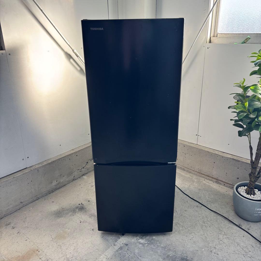 TOSHIBA ノンフロン冷凍冷蔵庫 GR-V15BS W 153L 2ドア