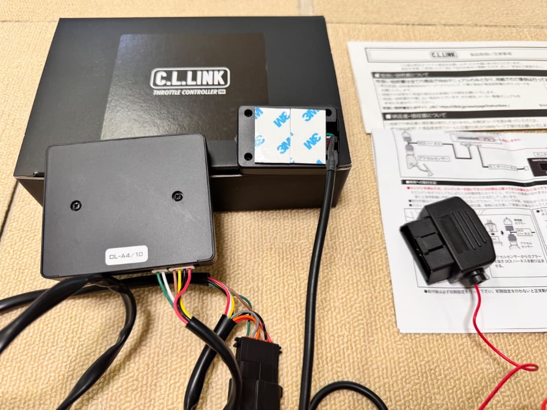 ジムニーシエラ　CLリンク スロットルコントローラー プロ OBDカプラー付き