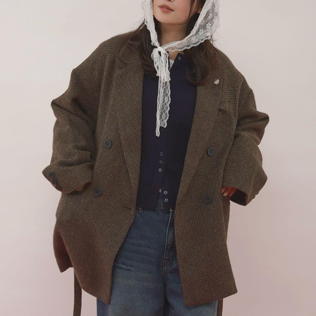 アソートテーラードジャケット ブラウン系