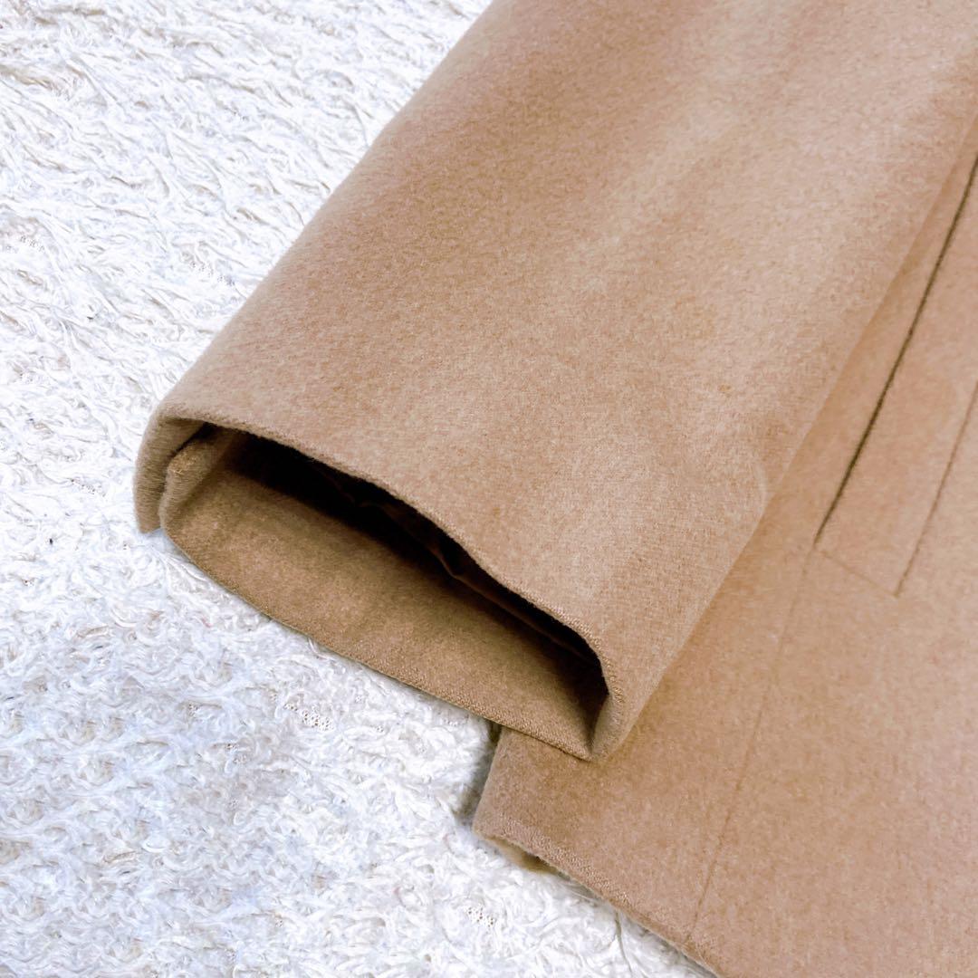 美品 マックスマーラ 白タグ キャメル100% ダブルジャケット　44サイズ