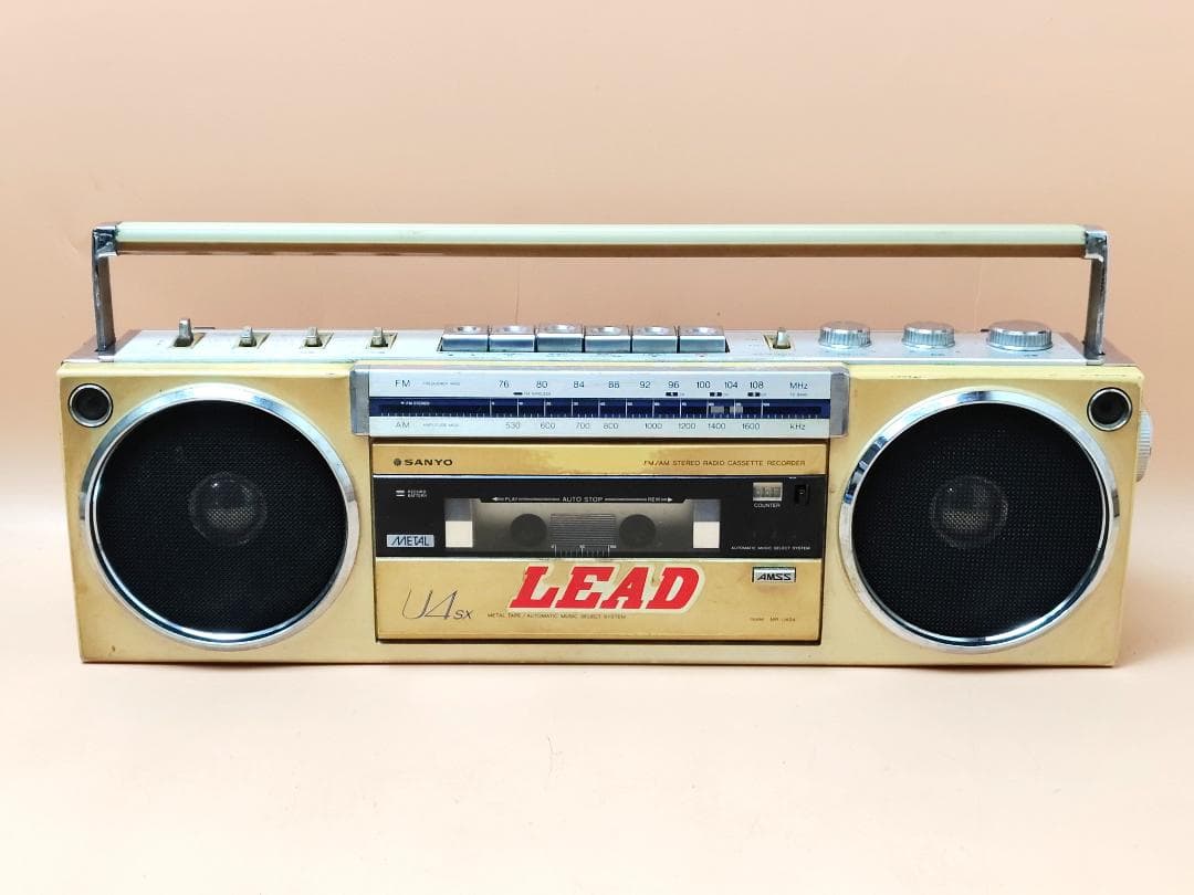 【ジャンク】 SANYO ラジカセ MR-U4SX ラジオのみ動作 昭和 レトロ