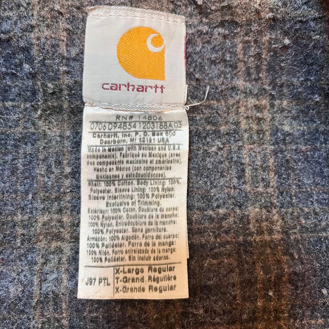 【希少】90s USA製 カーハート デトロイトジャケット J97 PLT