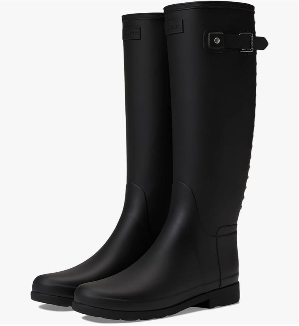 ハンター　長靴　レインシューズ　スタッズ 23cm