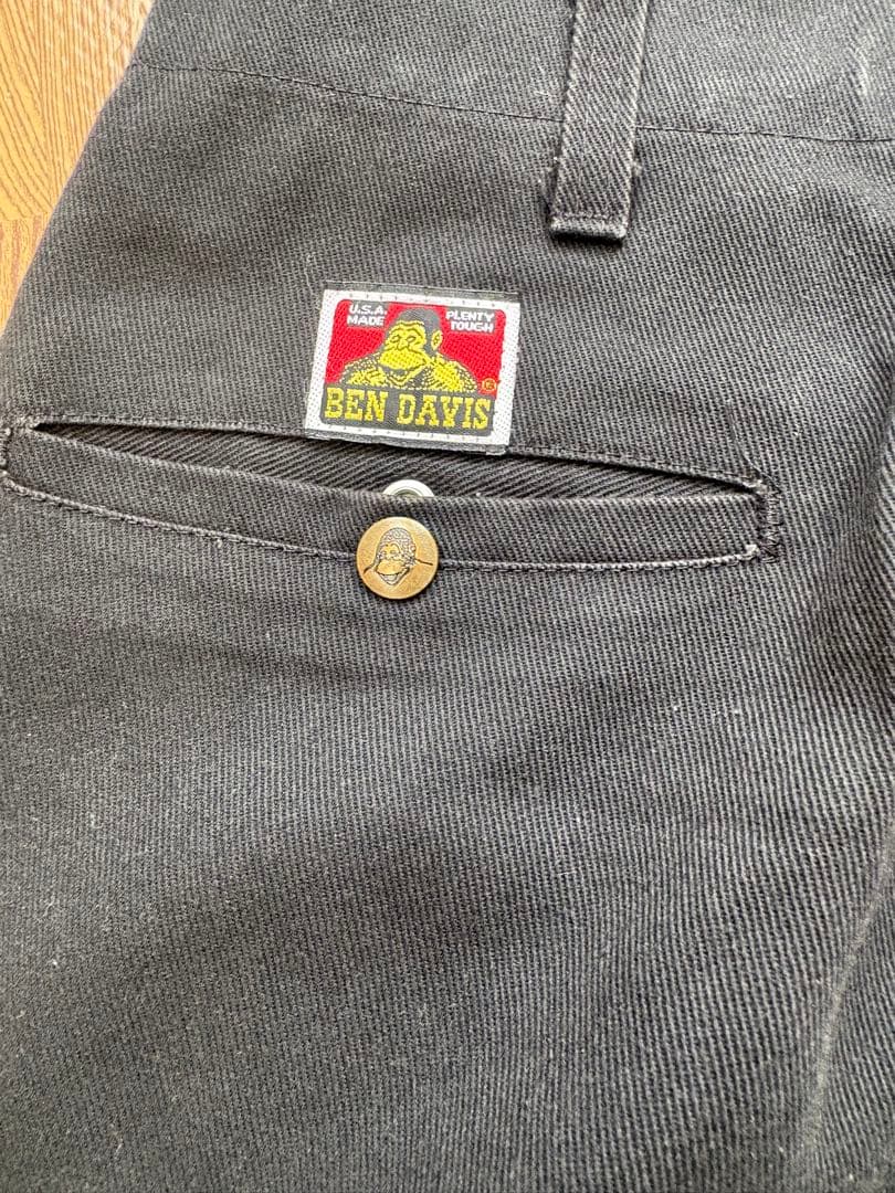 希少 USA製 BEN DAVIS ゴリラカット 黒 / フリスコパンツ型