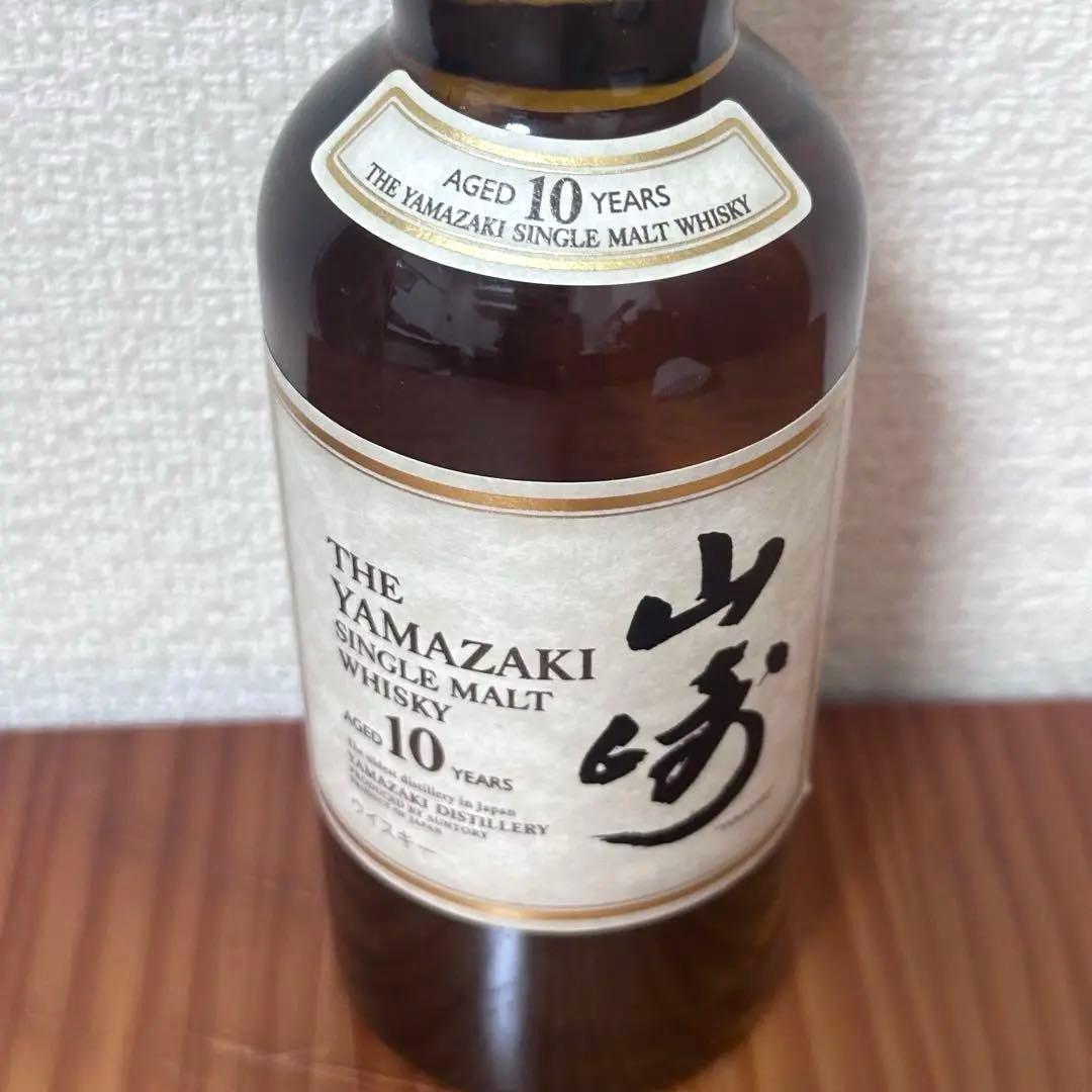 【未開栓】サントリーシングルモルトウイスキー 山崎 10年 350ml