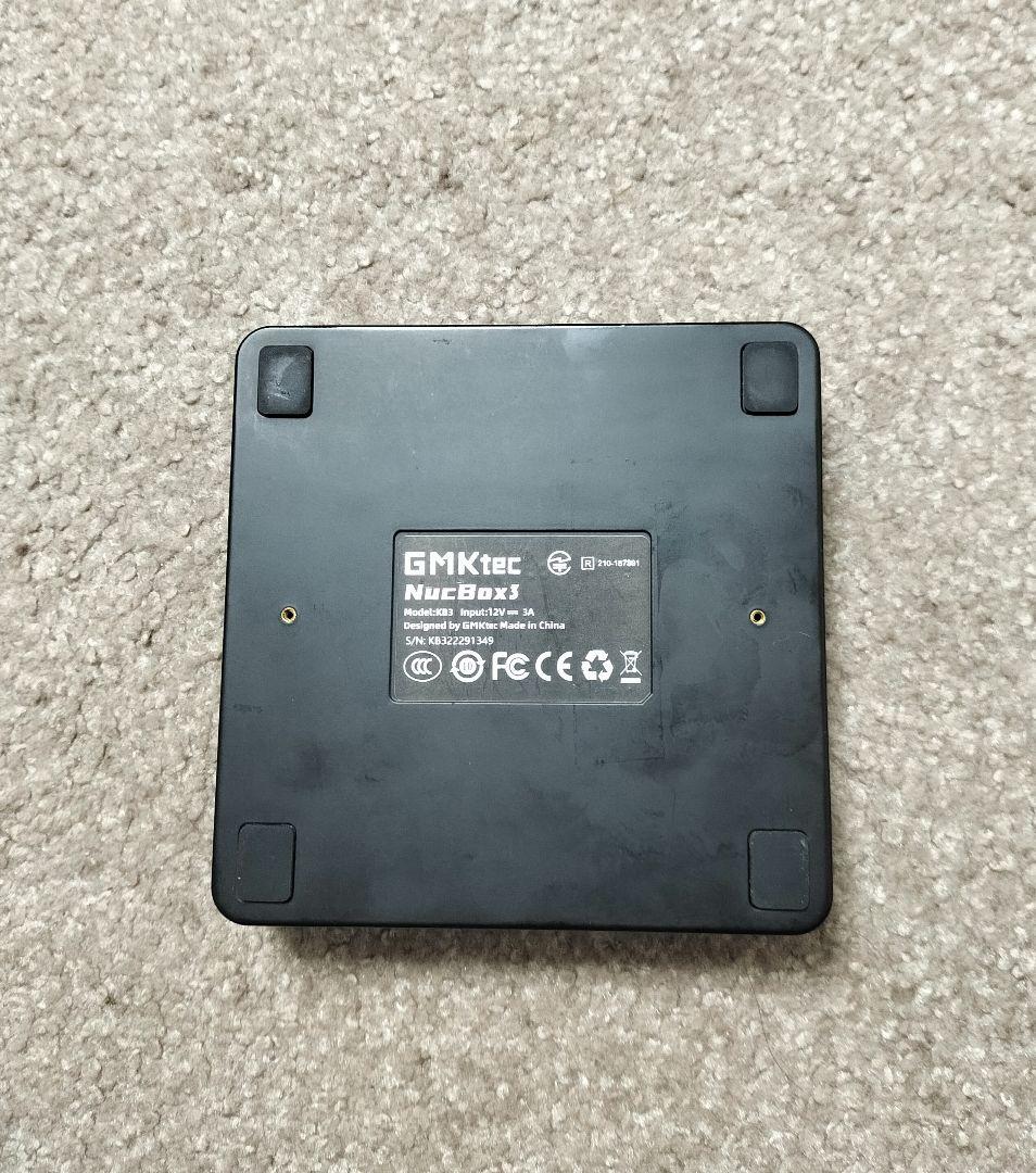 GMKtec Nucbox3　ミニPCファンレス WPS Office2付き