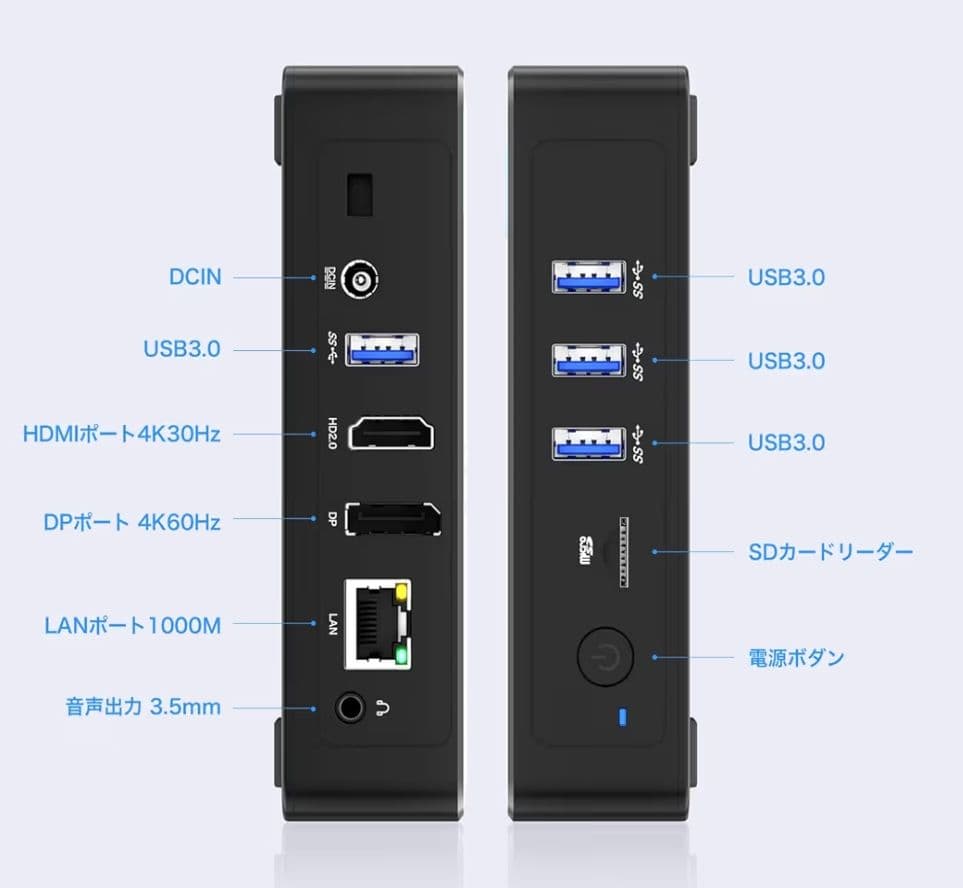 GMKtec Nucbox3　ミニPCファンレス WPS Office2付き