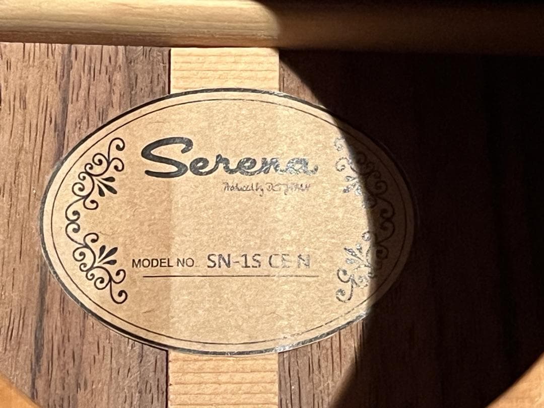 【美品】アコースティックギター　Serena SN-1S CE N　エレアコ