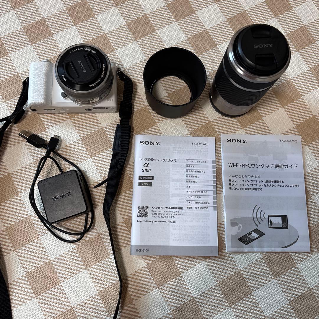 SONY α5100 ミラーレスカメラ ホワイト
