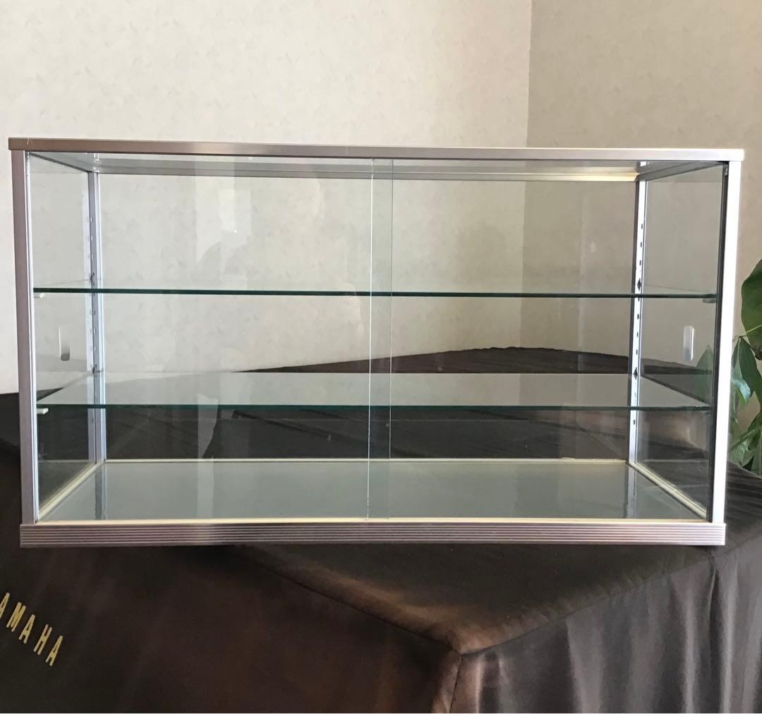 ガラスケース　ガラス棚　ディスプレイ棚　ディスプレイケース　飾り棚　昭和レトロ