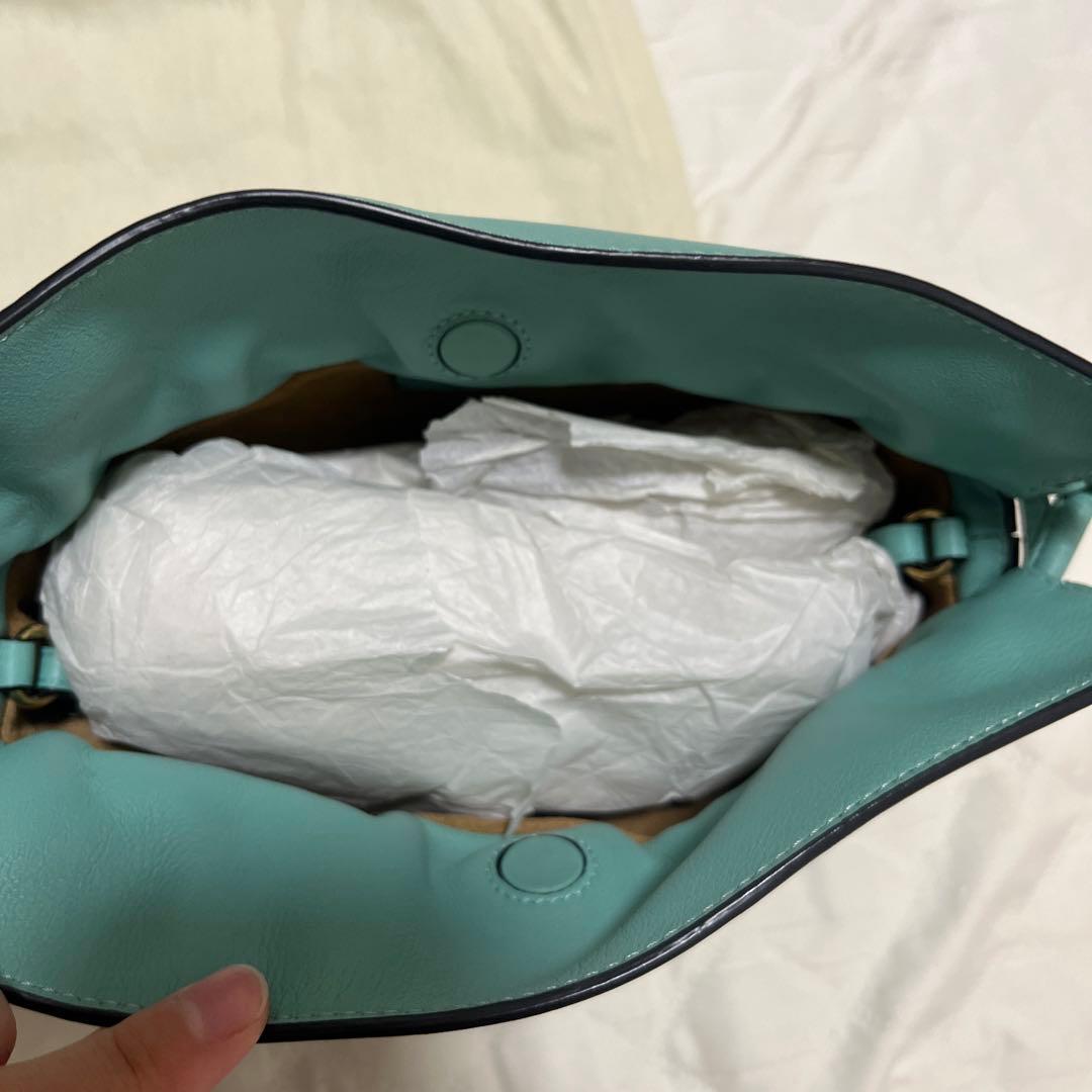 LOEWE ロエベ フラメンコクラッチ ミニ フレッシュミント グリーン