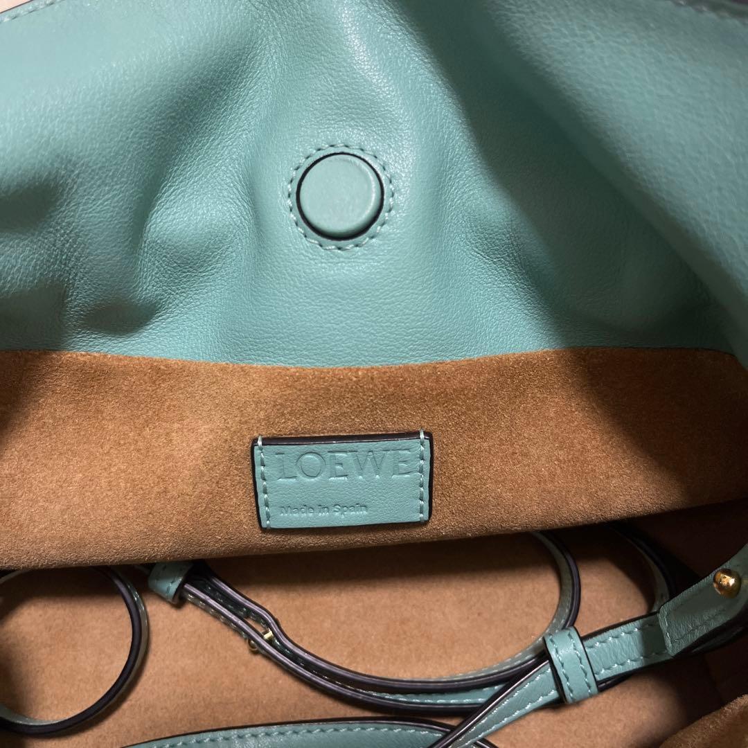 LOEWE ロエベ フラメンコクラッチ ミニ フレッシュミント グリーン