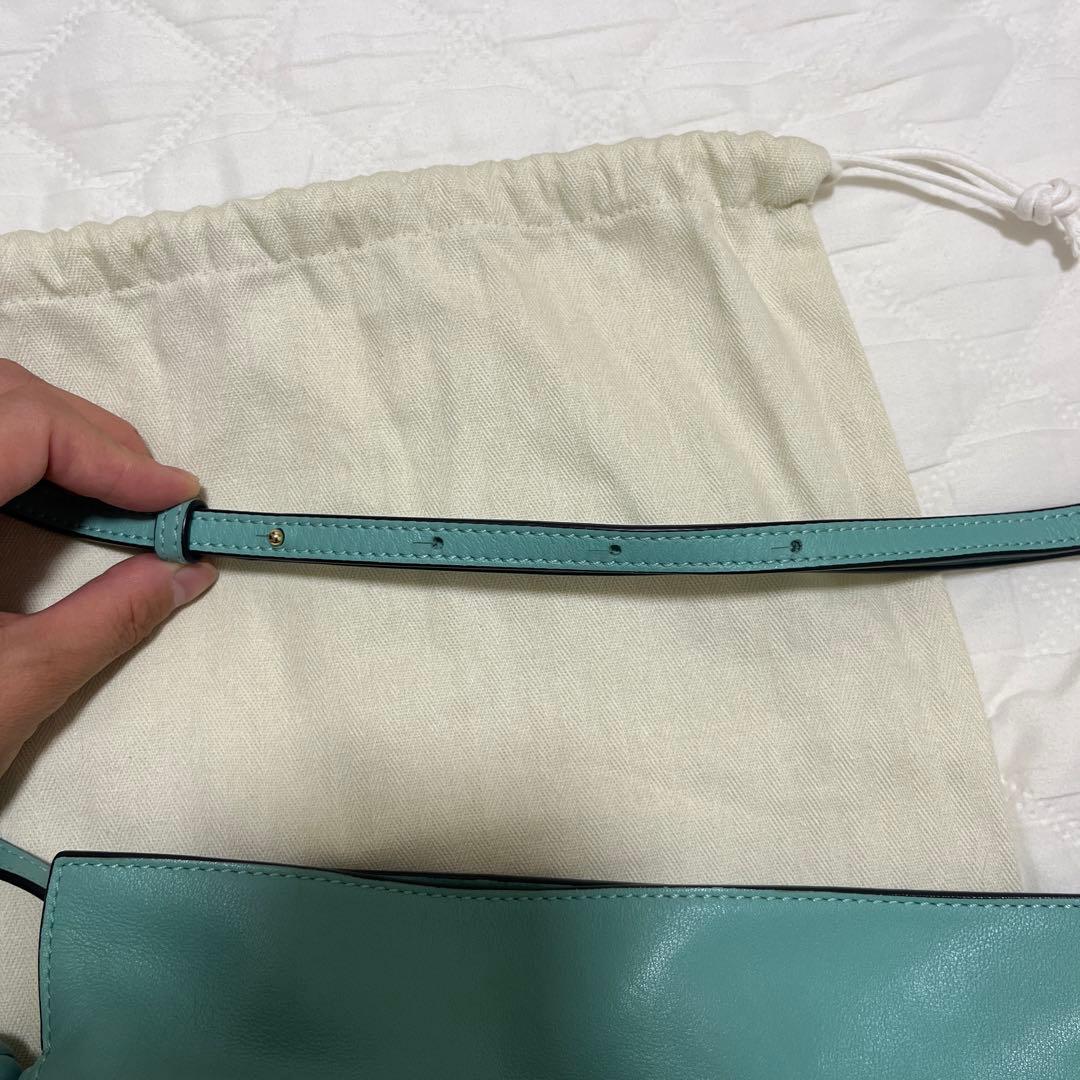 LOEWE ロエベ フラメンコクラッチ ミニ フレッシュミント グリーン