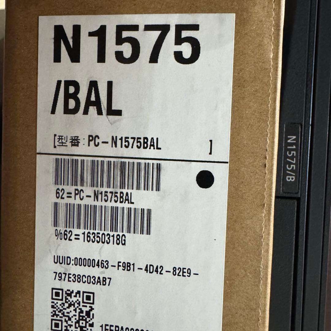 NEC N1575/BAL ノートPC Intel Core i7