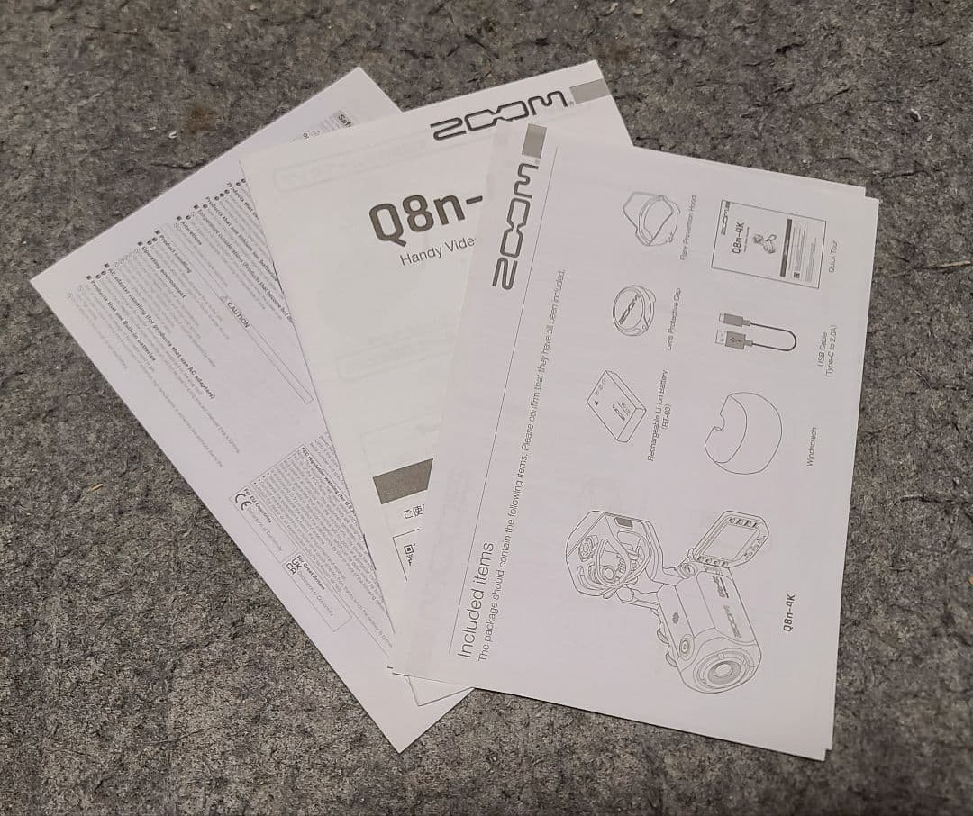 ZOOM Q8n-4K ハンディビデオレコーダー