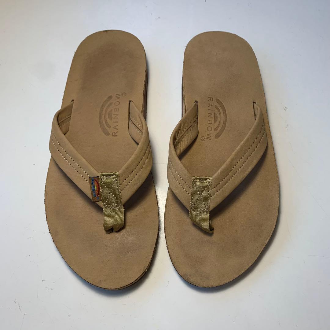 【美品】　rainbow sandals レインボーサンダル　茶色